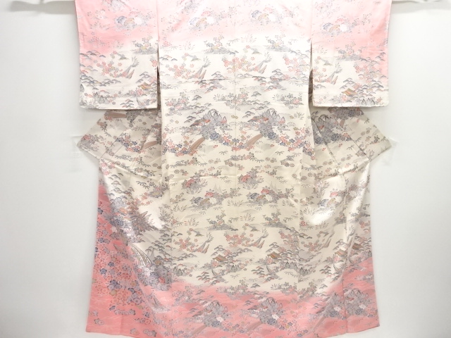 JAPANESE KIMONO / TSUKESAGE HOMONGI / CHAYATSUJI 